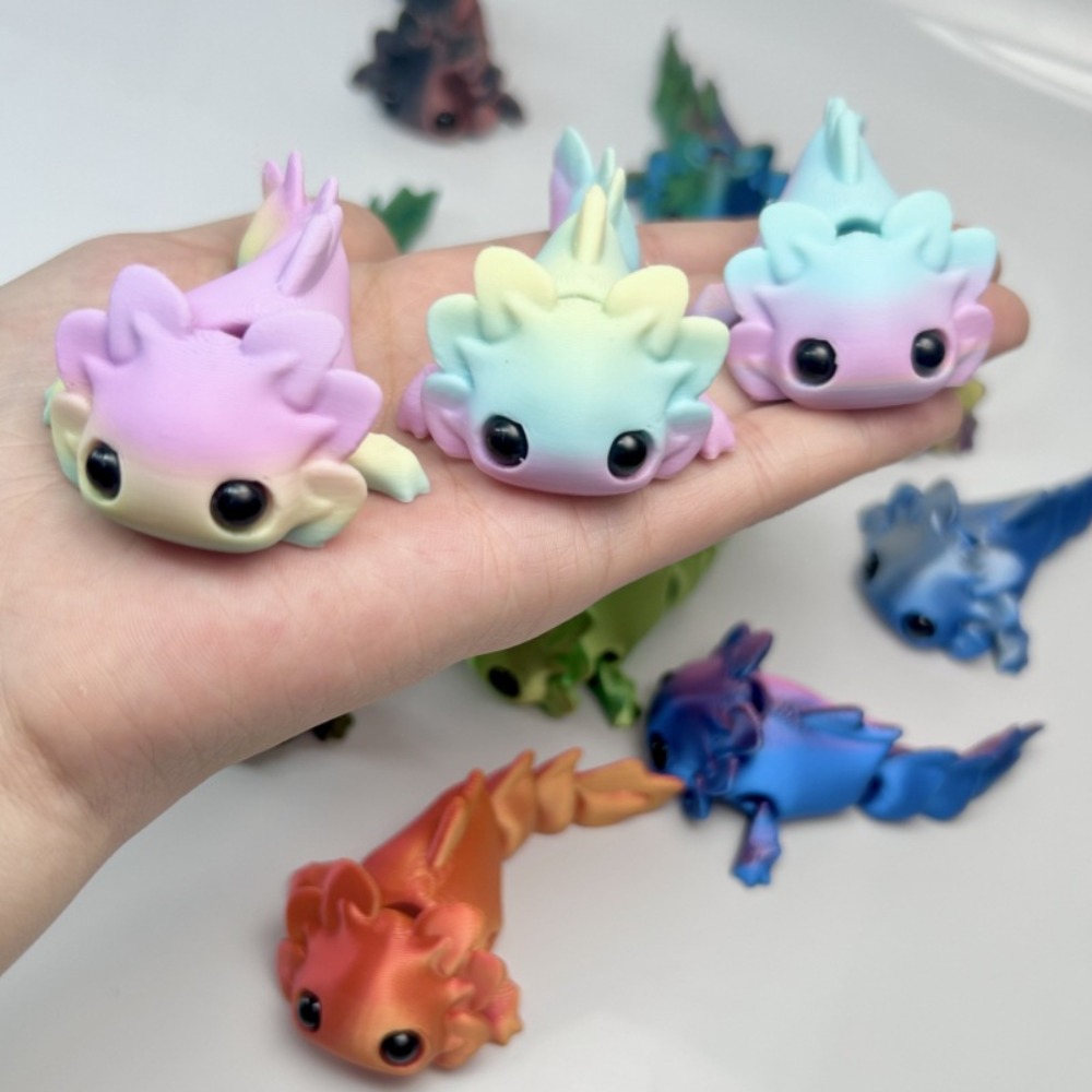 3D Printing And Additive Manufacturing - Mainan Figur Salamander Cetak 3D dengan