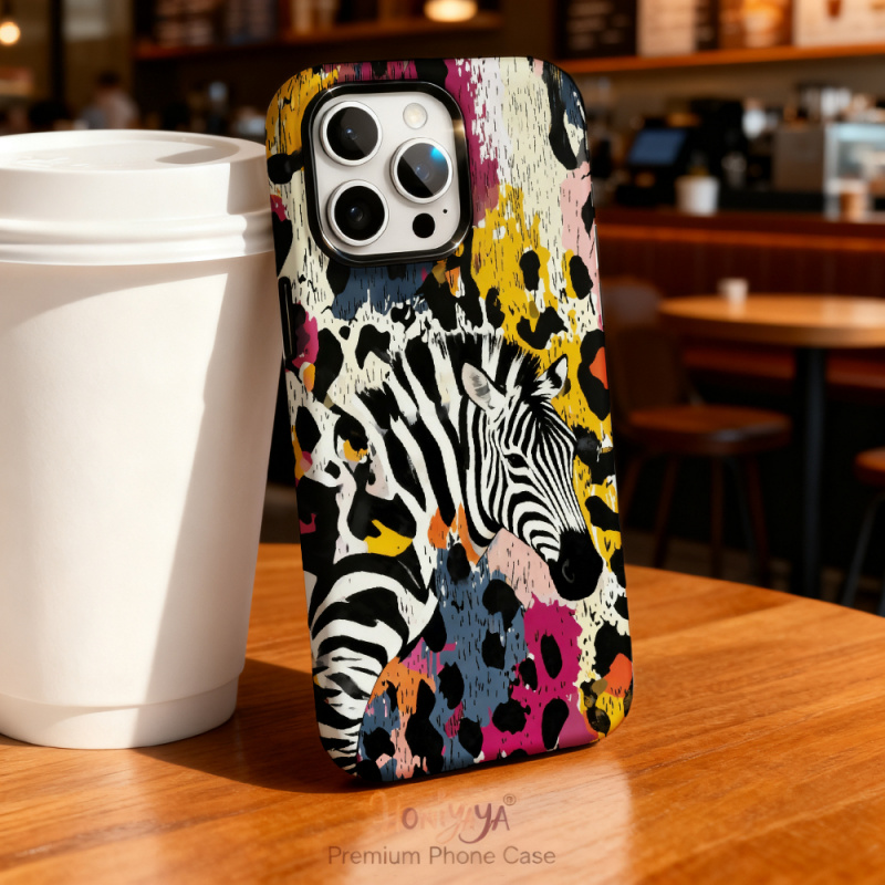 3D Printing Quote - Casing Ponsel Motif Zebra Penyerap Guncangan