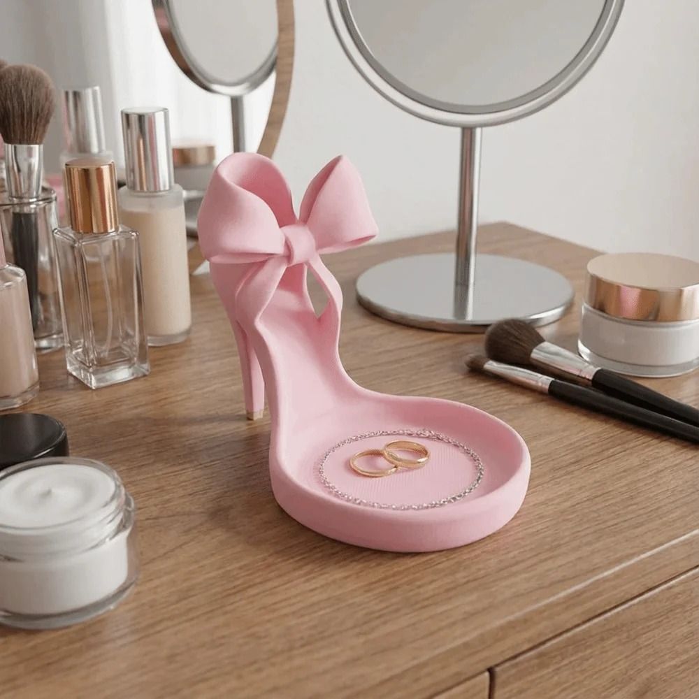 3D Printing Ring Holder - Baki Perhiasan Portabel Cetak 3D Bentuk