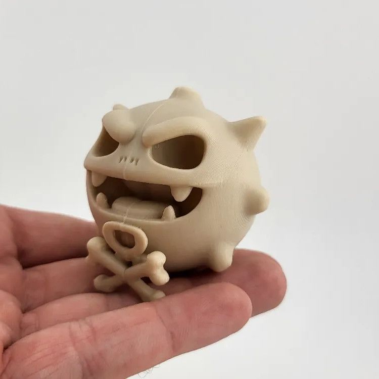 3D Printing Yourself - Figur Fosil Tengkorak Pokémon Model Cetak