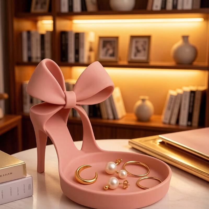 3D Printing Ring Holder - Tempat Perhiasan Hak Tinggi Cetak 3D,