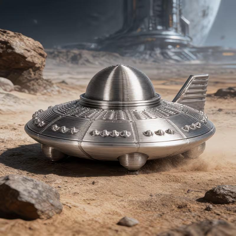Patung UFO Cetak 3D Ornamen Pe - 3D Printing And Additive Manufacturing ulasan dan harga