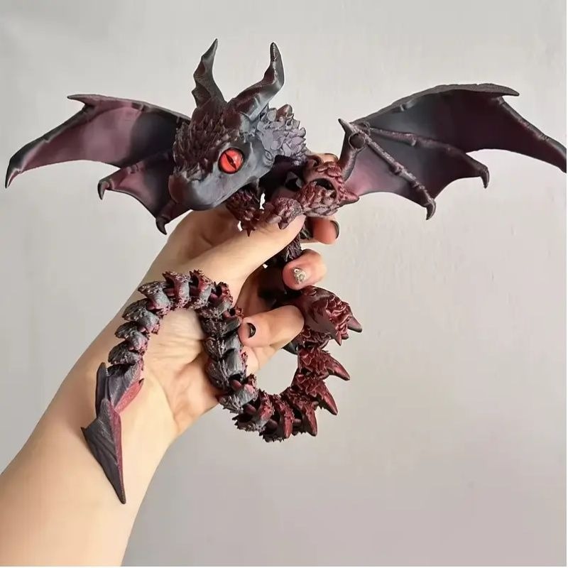 Sayap Cetak 3D, Naga, Naga, Na - 3D Printing Online Service ulasan dan harga