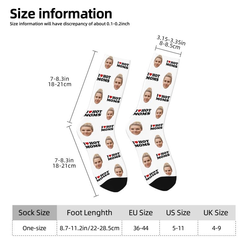 Kaus Kaki Kustom I Love Hot Mo - 3D Printing Design Free ulasan dan harga
