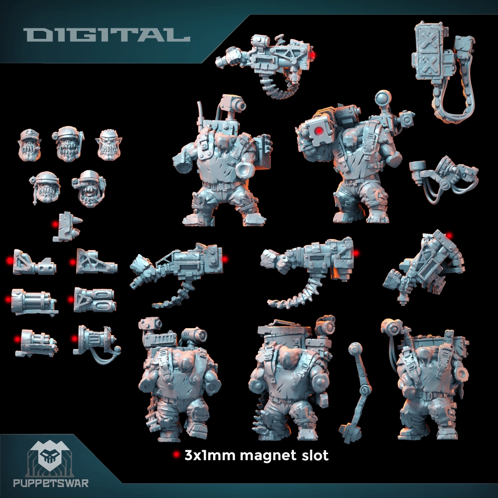 Pasukan Orc Ultimate Badasses, - 3D Printing Yourself ulasan dan harga