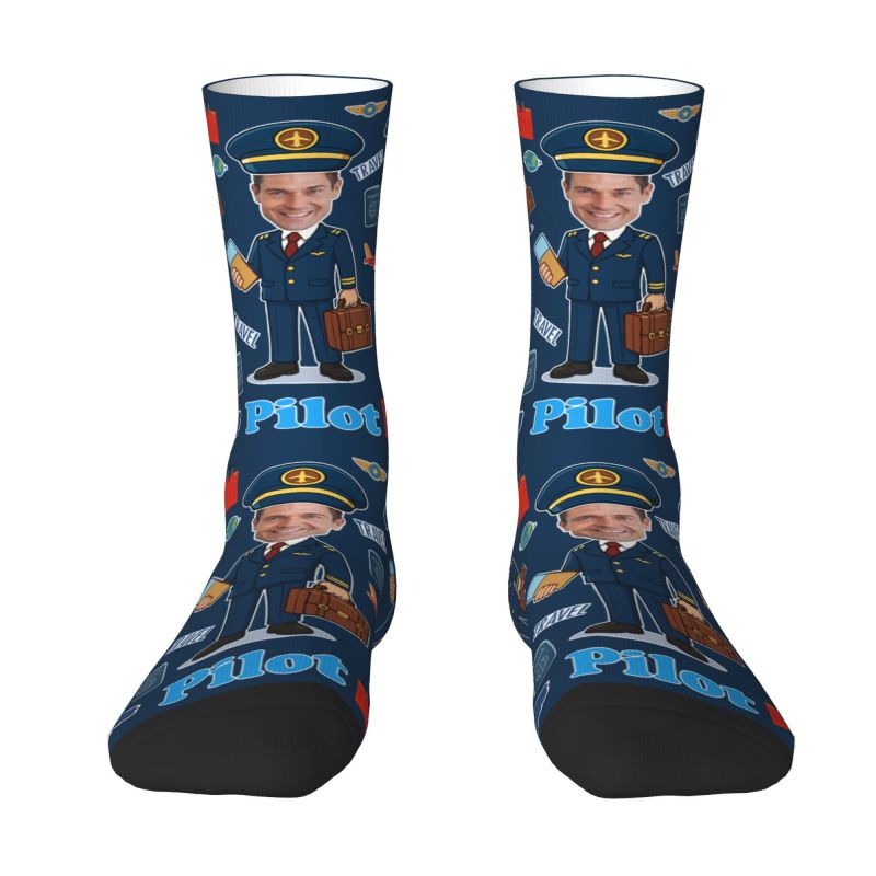Kaos Kaki Pria Unik Motif Pilo - 3D Printing Design Free ulasan dan harga