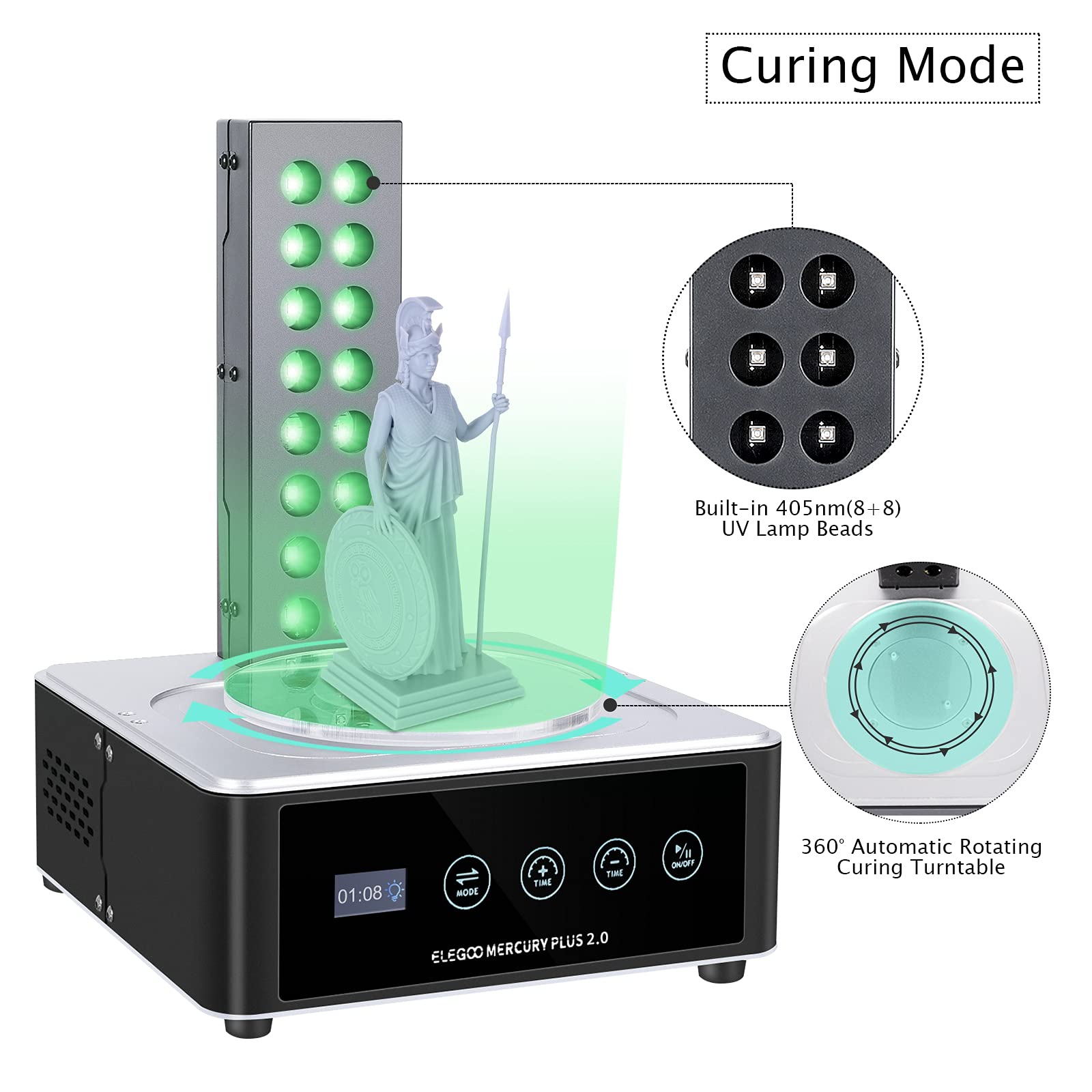 ELEGOO Plus 2.0 Wash and Cure  - 3D Printing Machine ulasan dan harga