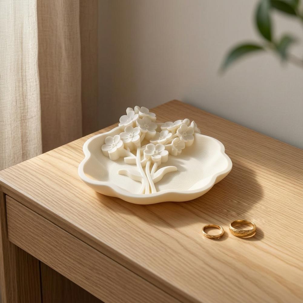 Organizer Perhiasan Meja Cetak - 3D Printing Ring Holder ulasan dan harga