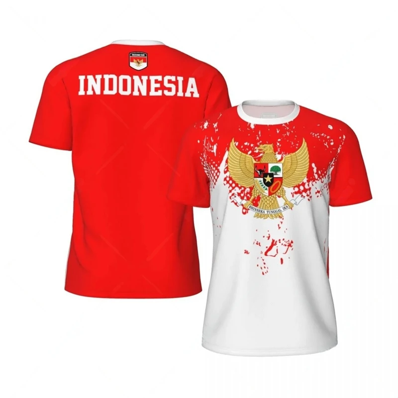 Kaos Bola Flag Indonesia Fashi - 3D Printing Indonesia ulasan dan harga